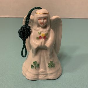 Belleek 2005 Angel of Love Bell Ornament. Numbered 1823/2000. Made in Ireland
